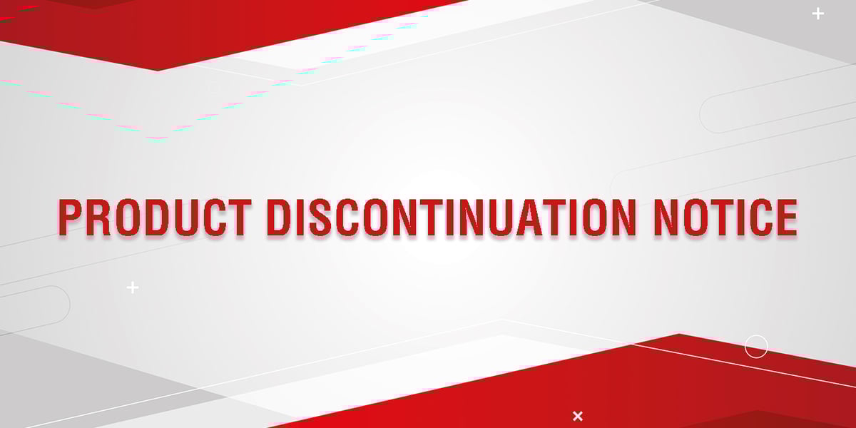 IDEC PRODUCT DISCONTINUATION NOTICE BANNER