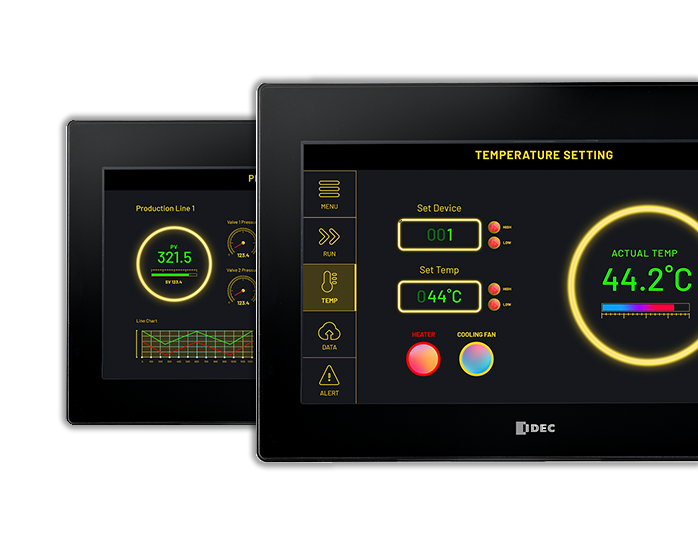 Interface Operateurs Ecrans tactiles IHM | Interfaces opérateur IDEC